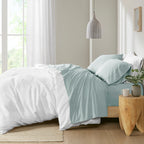Parure de draps Madison Park en percale de coton 200 fils au pouce carré