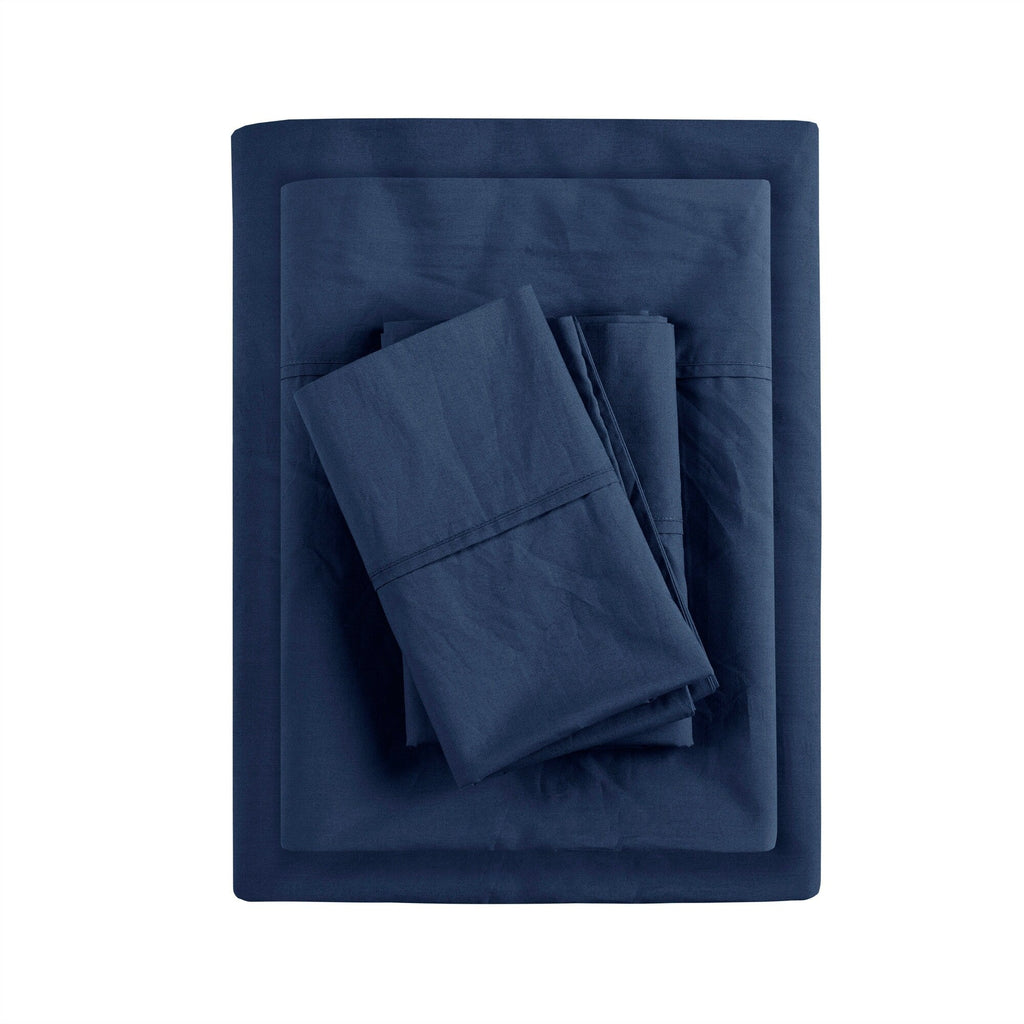 Parure de draps Madison Park en percale de coton 200 fils au pouce carré