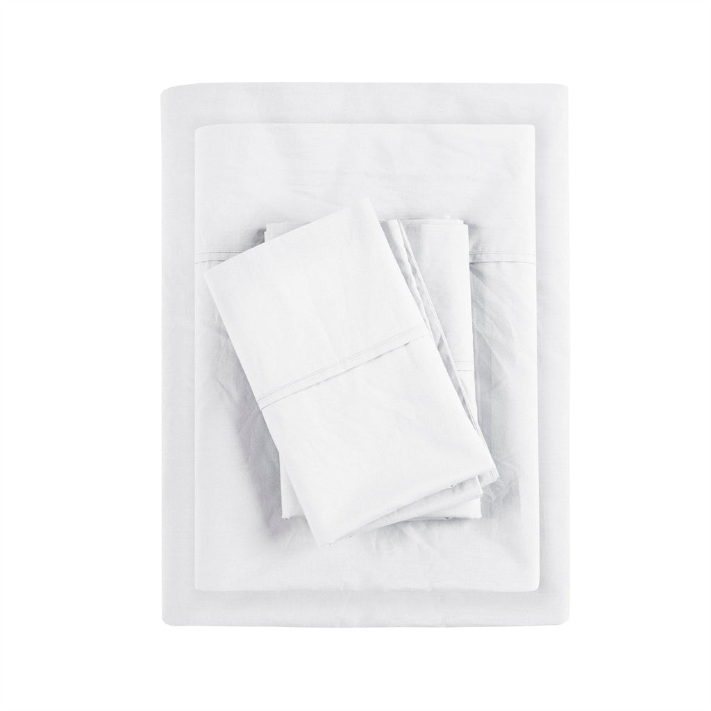 Parure de draps Madison Park en percale de coton 200 fils au pouce carré