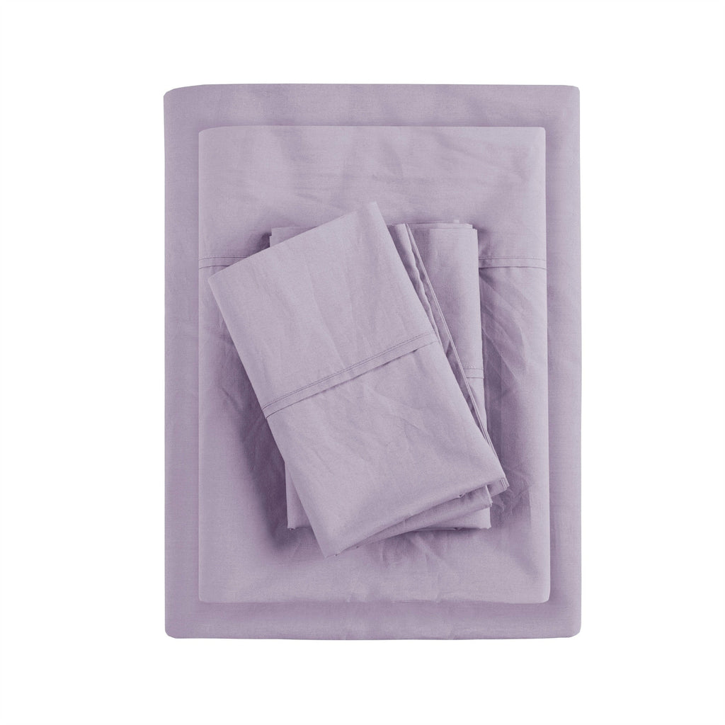 Parure de draps Madison Park en percale de coton 200 fils au pouce carré