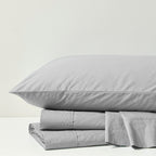 Parure de draps Madison Park en percale de coton 200 fils au pouce carré