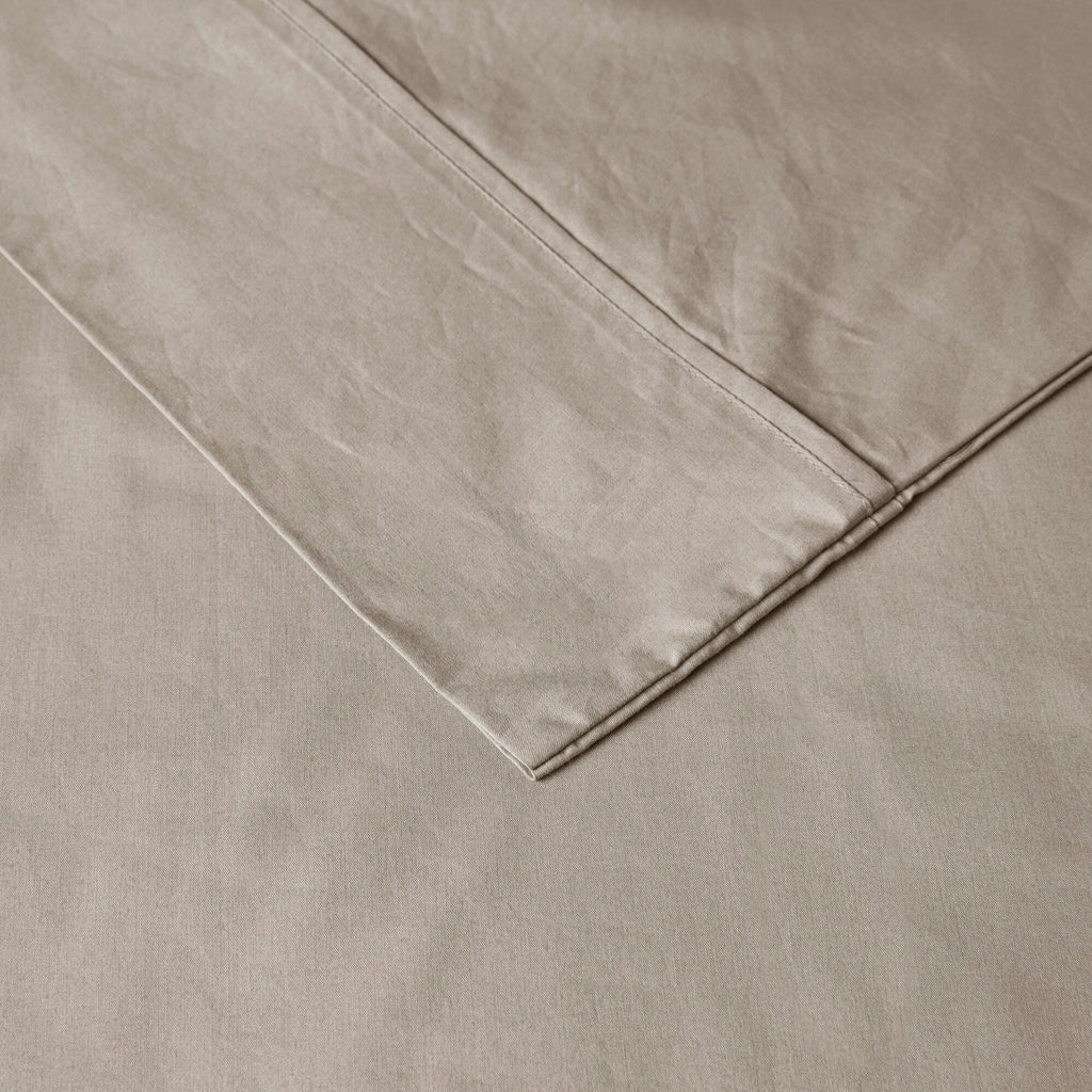 Parure de draps Madison Park en percale de coton 200 fils au pouce carré