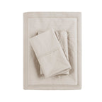 Parure de draps Madison Park en percale de coton 200 fils au pouce carré