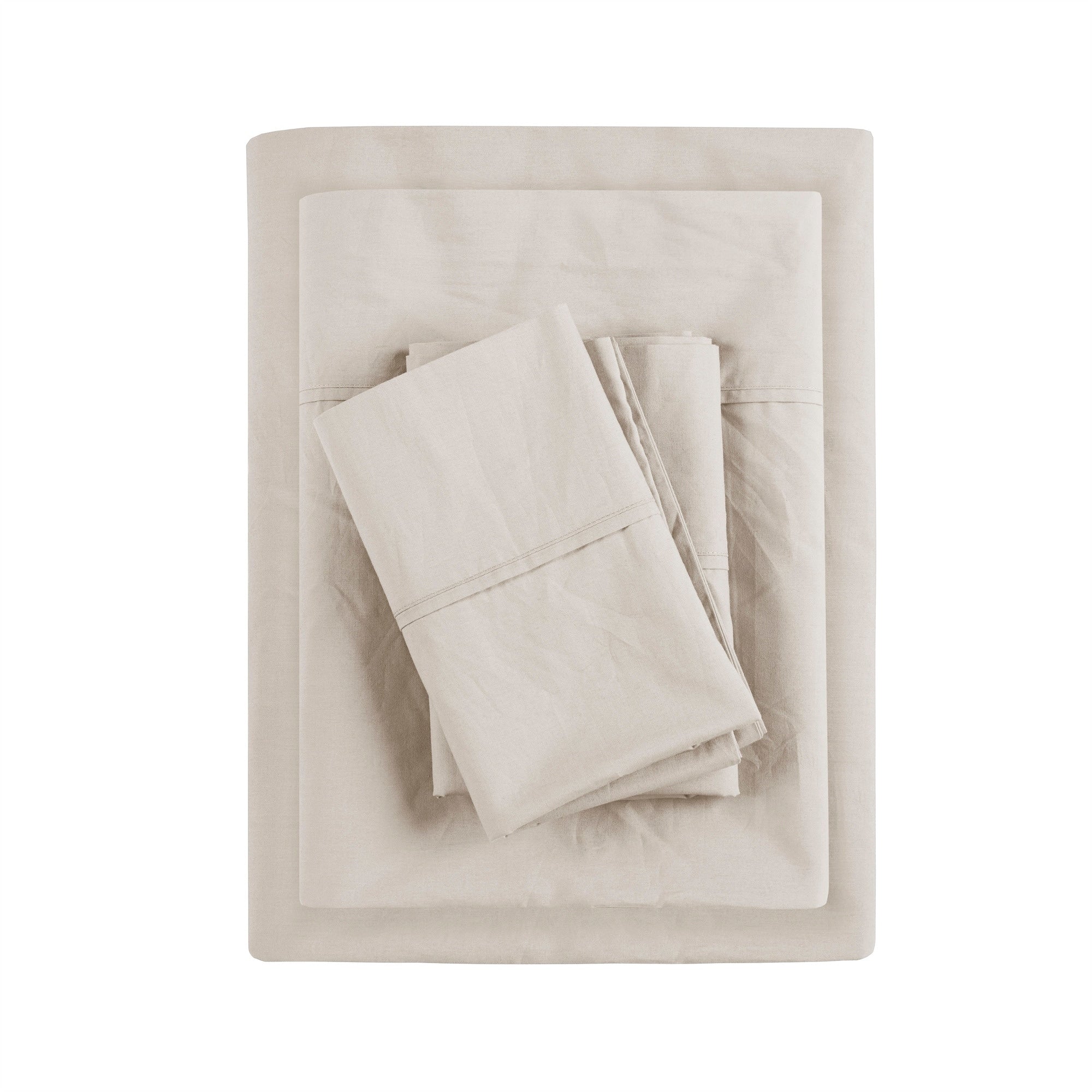 Parure de draps Madison Park en percale de coton 200 fils au pouce carré