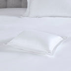 Parure de lit Madison Park Signature 500 fils au pouce carré, 100 % satin de coton brodé, collection de luxe