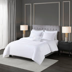 Parure de lit Madison Park Signature 500 fils au pouce carré, 100 % satin de coton brodé, collection de luxe