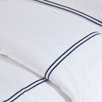 Parure de lit Madison Park Signature 500 fils au pouce carré, 100 % satin de coton brodé, collection de luxe
