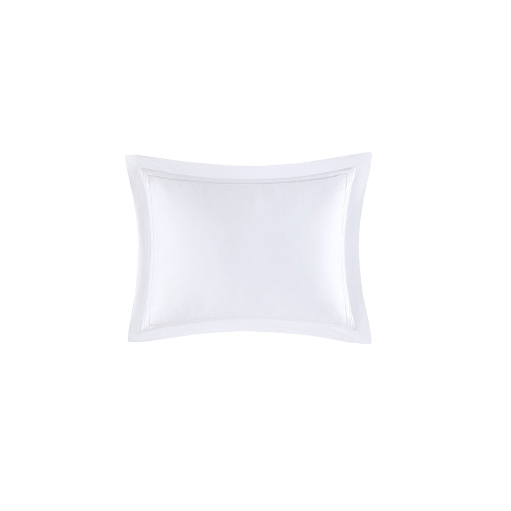 Parure de lit Madison Park Signature 500 fils au pouce carré, 100 % satin de coton brodé, collection de luxe