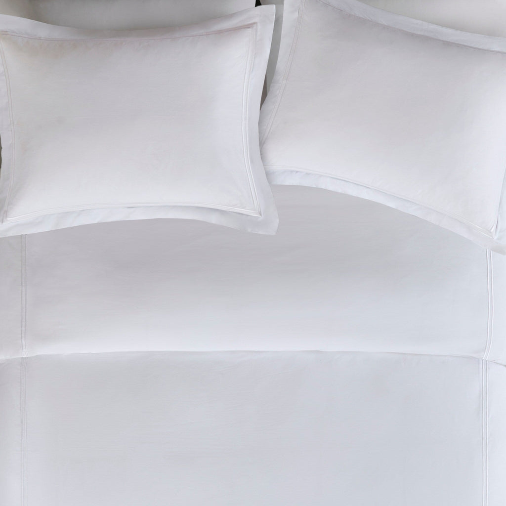 Parure de lit Madison Park Signature 500 fils au pouce carré, 100 % satin de coton brodé, collection de luxe
