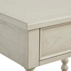 Table de chevet Madison Park Signature Beckett en bois tourné avec tiroir et étagère
