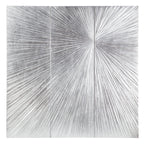 Ensemble de 3 triptyques muraux en résine dimensionnelle peints à la main Madison Park Signature Sunburst