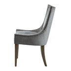 Chaises de salle à manger rembourrées Madison Park Signature Ultra avec pieds en bois (lot de 2) - N/A