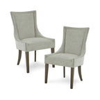 Chaises de salle à manger rembourrées Madison Park Signature Ultra avec pieds en bois (lot de 2) - N/A