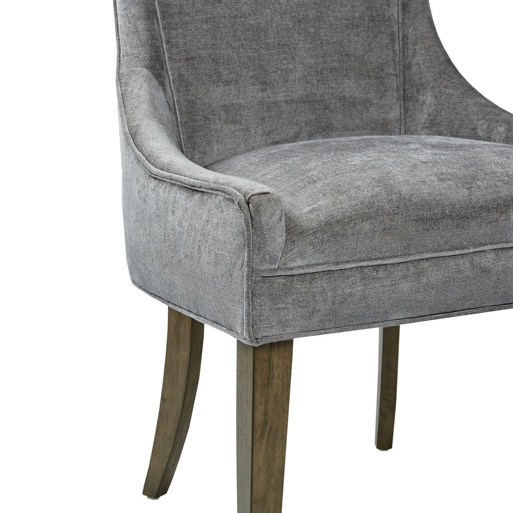 Chaises de salle à manger rembourrées Madison Park Signature Ultra avec pieds en bois (lot de 2) - N/A
