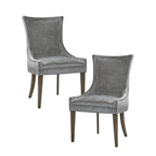 Chaises de salle à manger rembourrées Madison Park Signature Ultra avec pieds en bois (lot de 2) - N/A