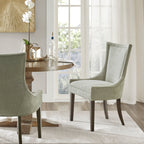 Chaises de salle à manger rembourrées Madison Park Signature Ultra avec pieds en bois (lot de 2) - N/A