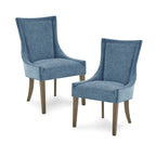 Chaises de salle à manger rembourrées Madison Park Signature Ultra avec pieds en bois (lot de 2) - N/A