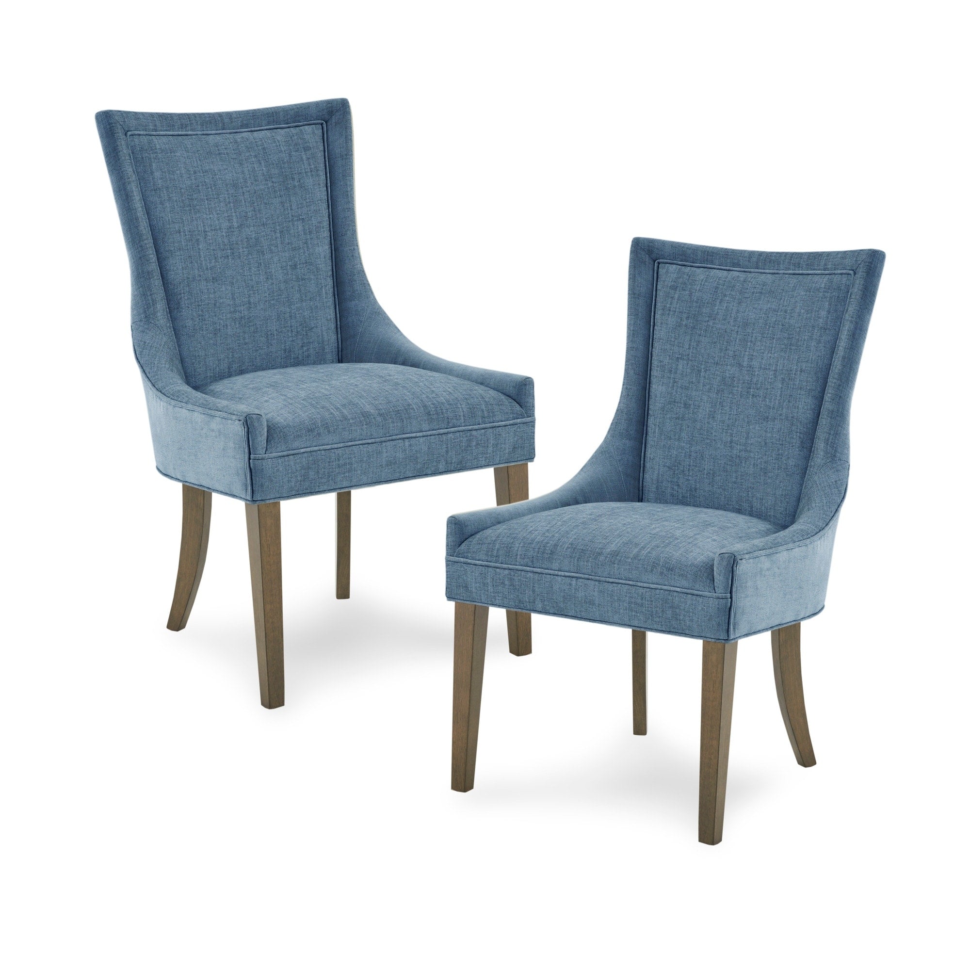 Chaises de salle à manger rembourrées Madison Park Signature Ultra avec pieds en bois (lot de 2) - N/A