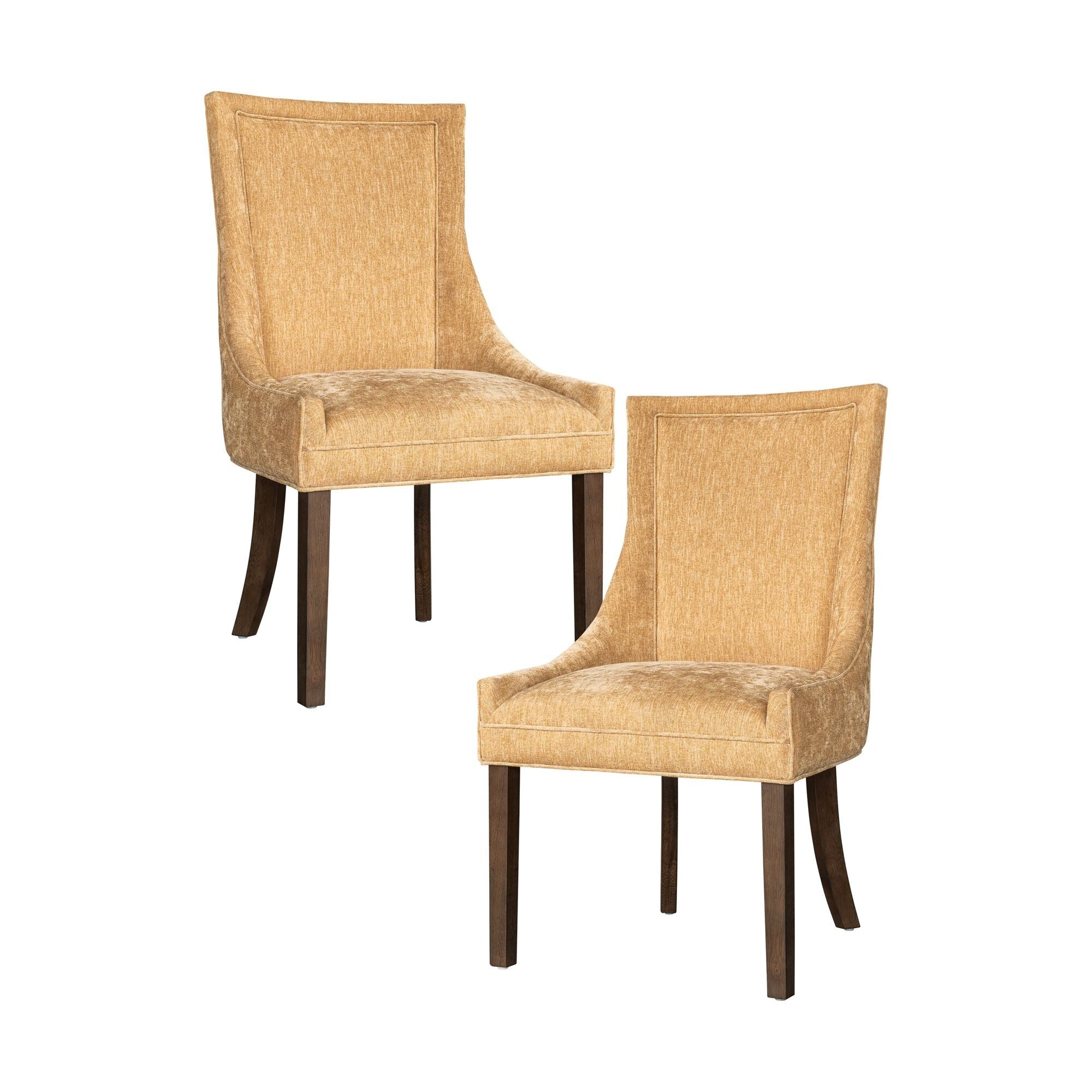 Chaises de salle à manger rembourrées Madison Park Signature Ultra avec pieds en bois (lot de 2) - N/A