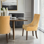 Chaises de salle à manger rembourrées Madison Park Signature Ultra avec pieds en bois (lot de 2) - N/A
