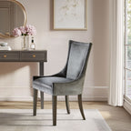 Chaises de salle à manger rembourrées Madison Park Signature Ultra avec pieds en bois (lot de 2) - N/A