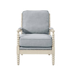 Madison Park Donohue Turned Wood Frame Armchair