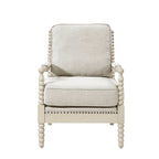 Madison Park Donohue Turned Wood Frame Armchair