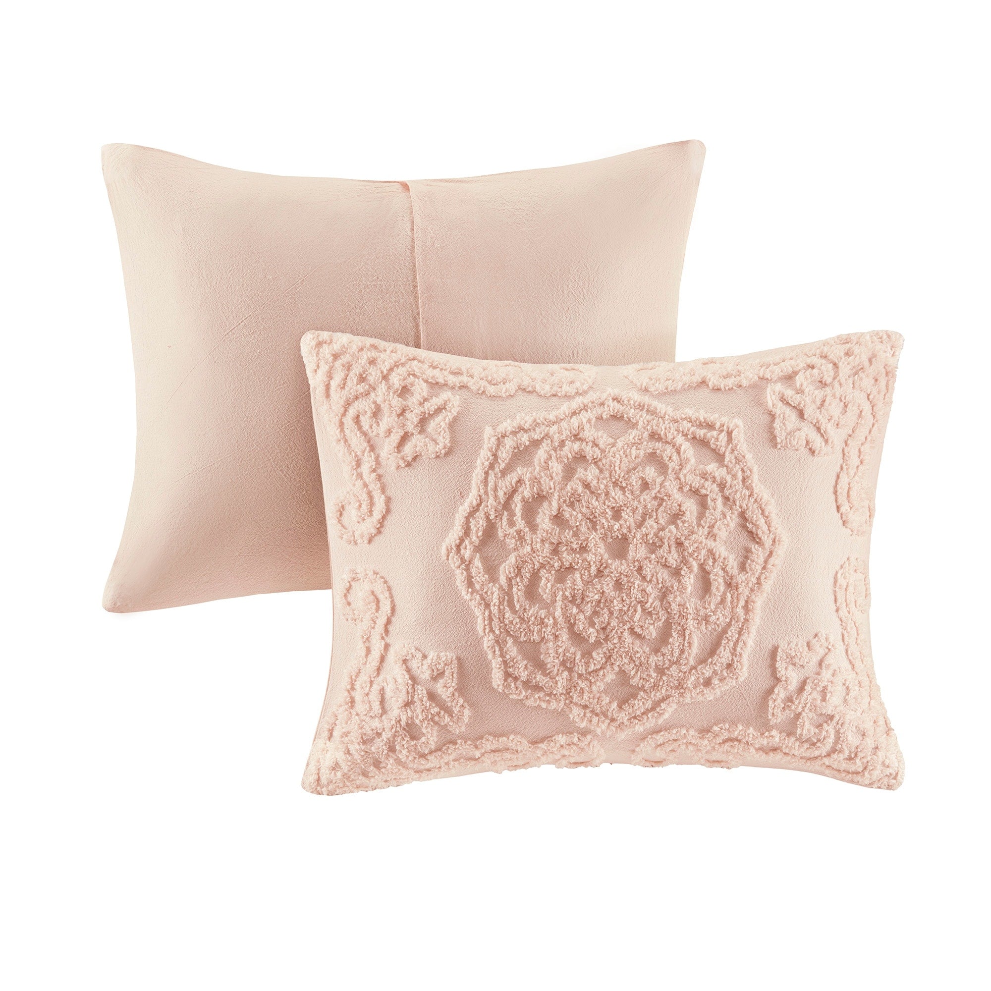Parure de lit Madison Park Virginia en coton chenille touffeté avec médaillon