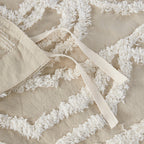 Parure de lit Madison Park Virginia en coton chenille touffeté avec médaillon