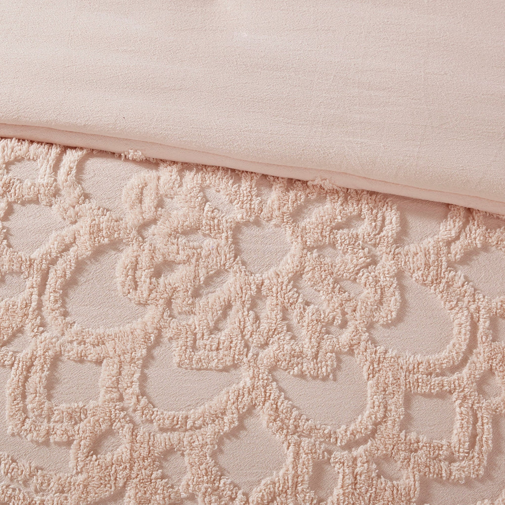 Parure de lit Madison Park Virginia en coton chenille touffeté avec médaillon