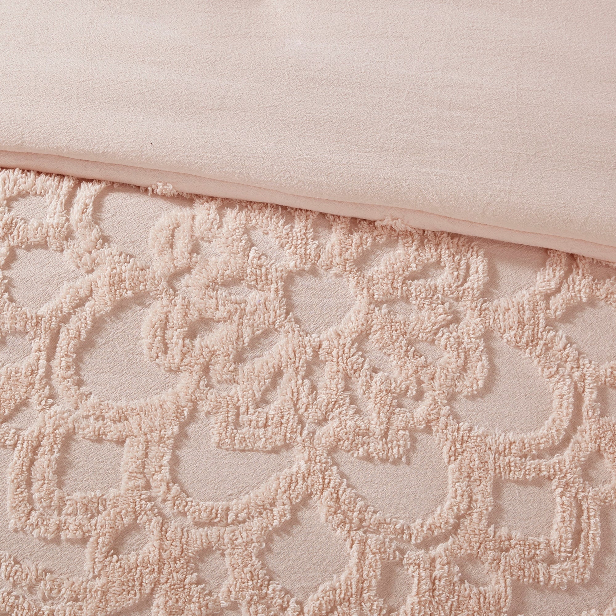 Parure de lit Madison Park Virginia en coton chenille touffeté avec médaillon