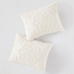 Parure de lit Madison Park Virginia en coton chenille touffeté avec médaillon