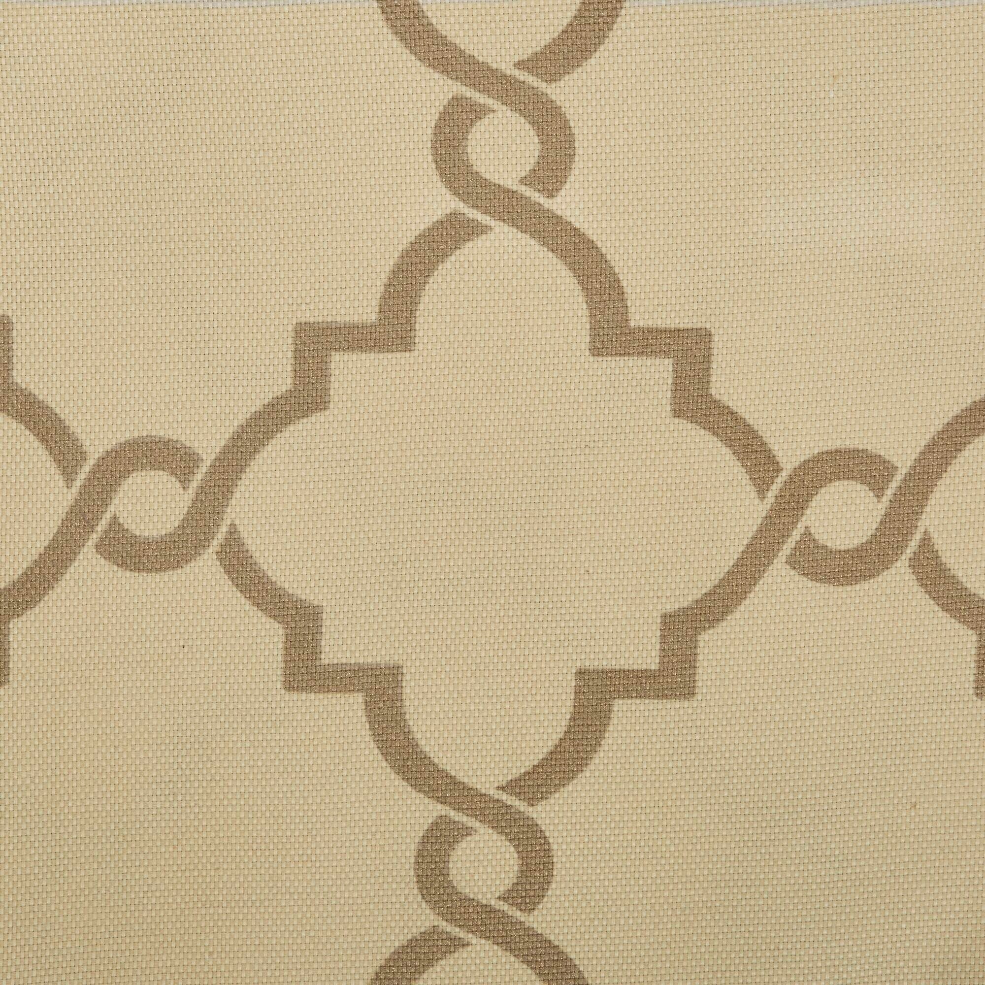 Panneau de rideau simple à œillets et imprimé fretwork Madison Park Westmont
