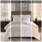 Ensemble mini-couette en fausse fourrure Madison Park York