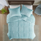 Ensemble mini-couette en fausse fourrure Madison Park York