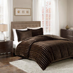 Ensemble mini-couette en fausse fourrure Madison Park York