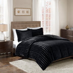 Ensemble mini-couette en fausse fourrure Madison Park York