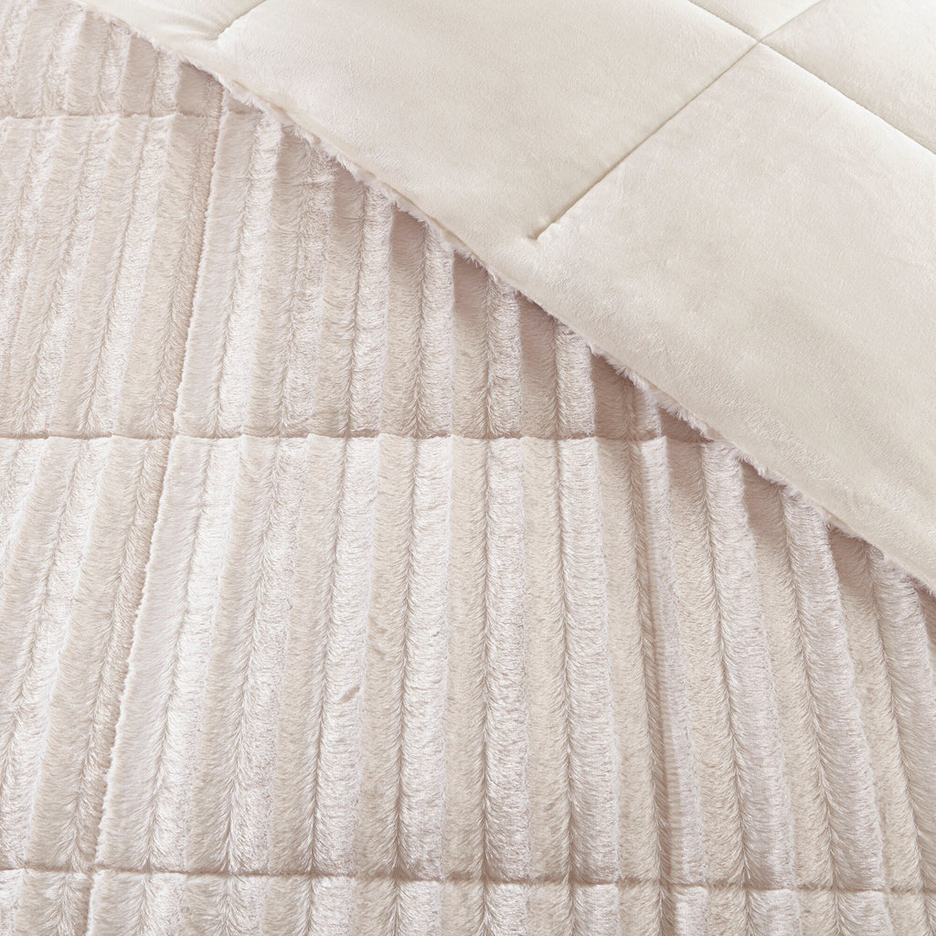 Ensemble mini-couette en fausse fourrure Madison Park York