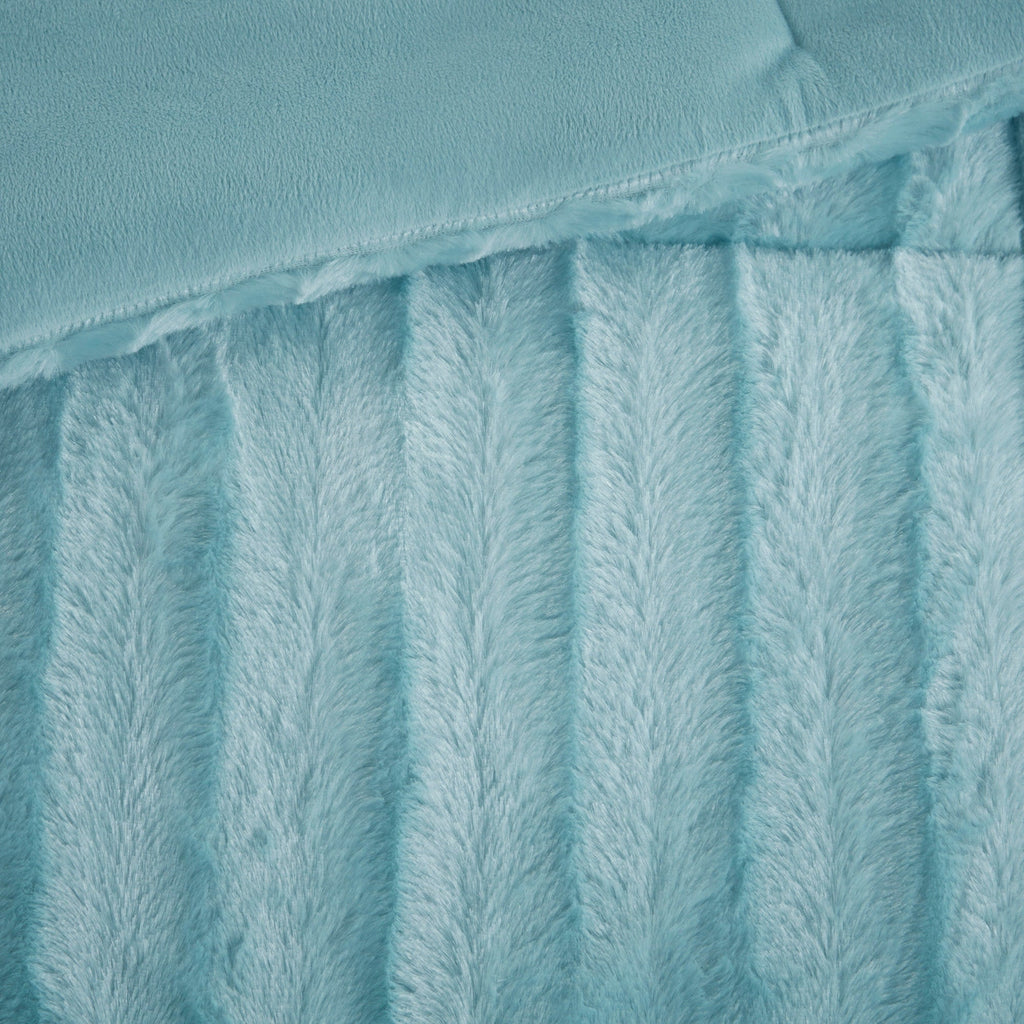 Ensemble mini-couette en fausse fourrure Madison Park York