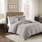 Ensemble mini-couette en fausse fourrure Madison Park York