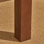 Ensemble de salle à manger d'extérieur rustique en bois d'acacia Magnolia, 7 pièces, par Christopher Knight Home