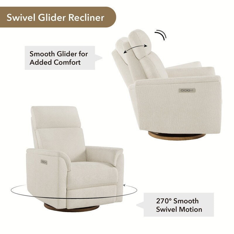 Fauteuil inclinable pivotant électrique Maire pour chambre d'enfant avec veilleuse