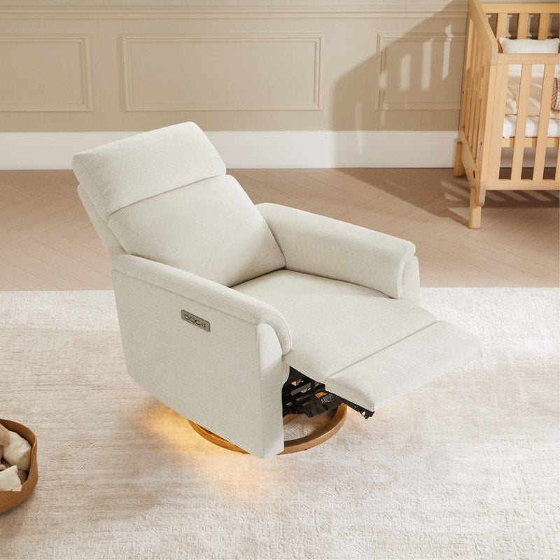 Fauteuil inclinable pivotant électrique Maire pour chambre d'enfant avec veilleuse