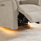 Fauteuil inclinable pivotant électrique Maire pour chambre d'enfant avec veilleuse