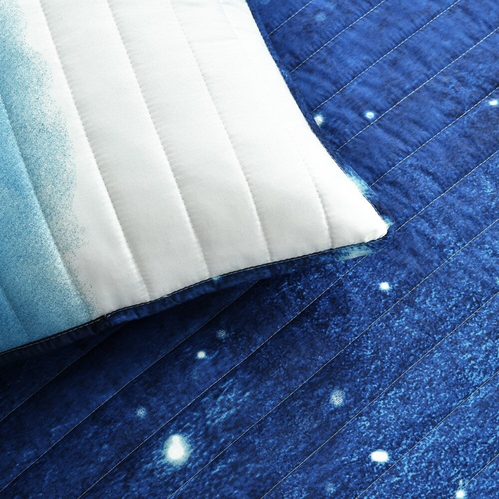 Parure de lit réversible à imprimé ombré Space Star de Lush Decor