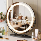 Miroir de maquillage Miroir de courtoisie avec lumières