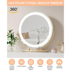 Miroir de maquillage Miroir de courtoisie avec lumières