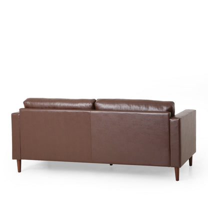 Canapé 3 places capitonné contemporain Malinta par Christopher Knight Home - 82,25 L x 33,00 l x 33,00 H