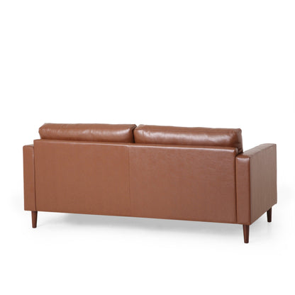 Canapé 3 places capitonné contemporain Malinta par Christopher Knight Home - 82,25 L x 33,00 l x 33,00 H