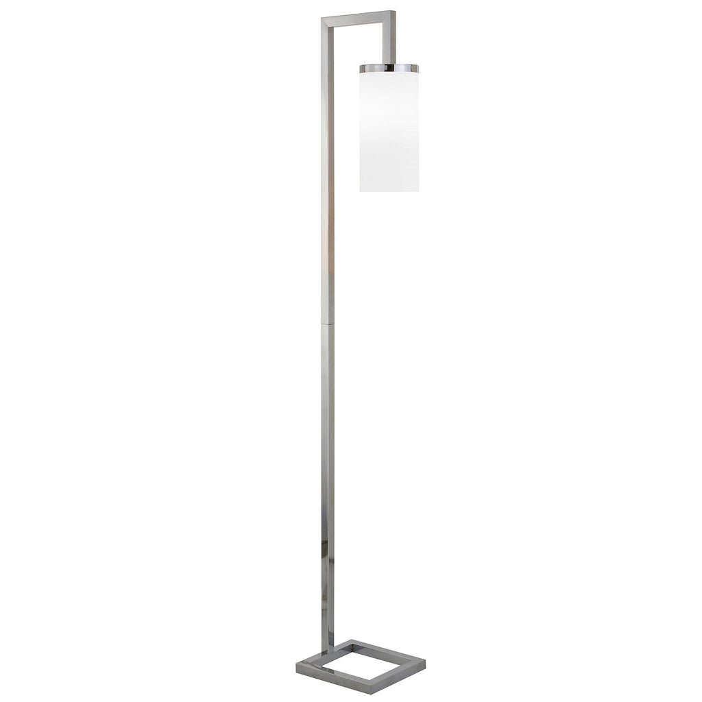 Lampadaire haut Malva 67,75 avec abat-jour en verre - 11 pouces de large